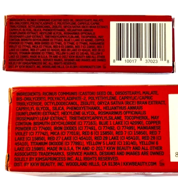 🟠 KKW Beauty Creme Lipstick Classic Red NEW IN BOX Full Size DISCONTINUED - Picture 12 of 13